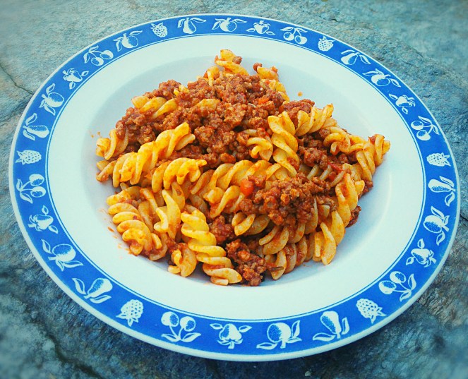 Fusilli glutenfree con sugo al ragù di carne